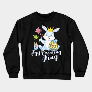 Egg Painting King Crewneck Sweatshirt